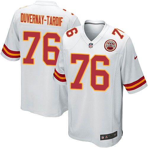 Men Kansas City Chiefs 76 Laurent Duvernay-Tardif Nike White Game Player NFL Jersey